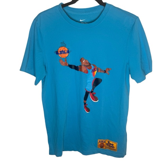 Nike Other - Nike LeBron x Space Jam A New Legacy Tune Squad Tee Light Blue Fury Medium